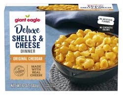 Giant Eagle Deluxe Shells & Cheese Dinner, Original Cheddar