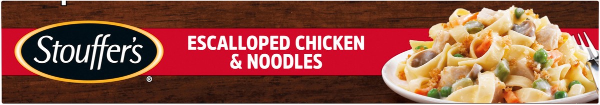 slide 3 of 8, Stouffer's Escalloped Chicken and Noodles Frozen Meal, 12 oz