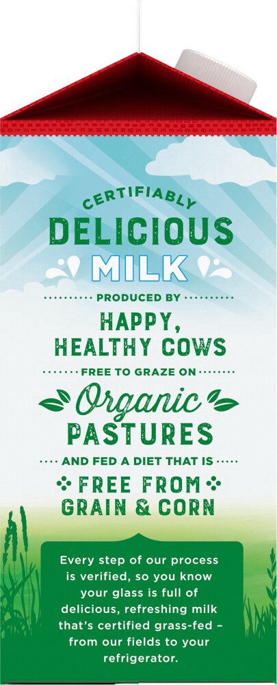 slide 4 of 6, Simple Truth Organic Whole Milk 100% Grass-Fed, 1/2 gal