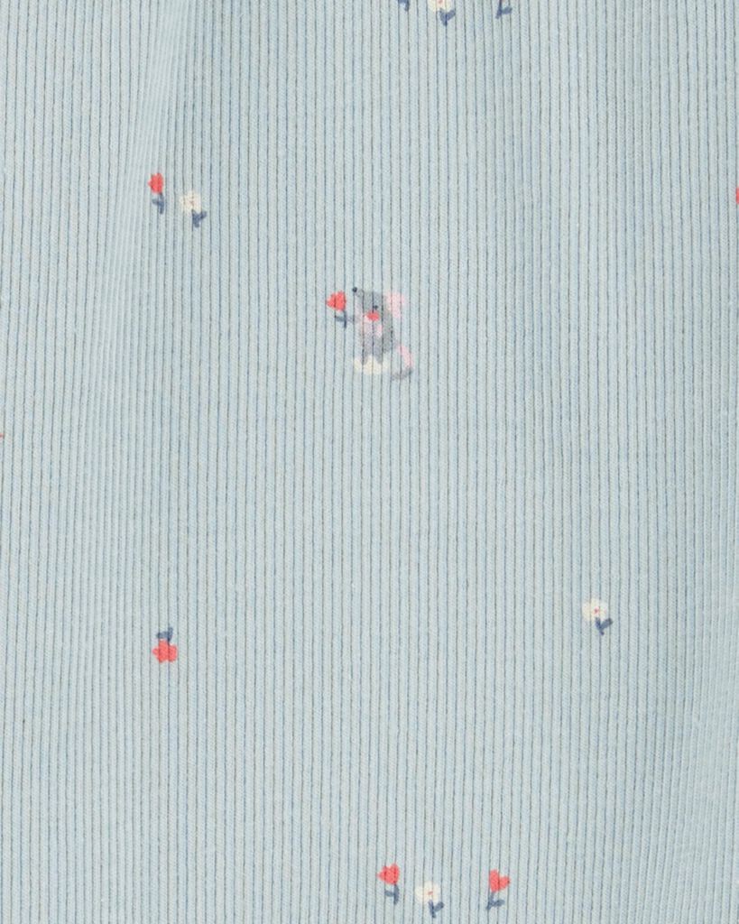 slide 3 of 3, Carter's Baby 2-Piece Mouse Print Bodysuit Pant Set Blue 6M, 1 ct