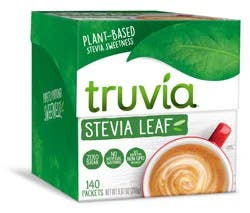 Truvia Original Calorie-Free Sweetener from the Stevia Leaf Packets, 140 Count (9.87 oz Carton)