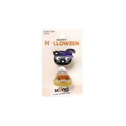 Scunci Cat and Candy Corn Claw Clips 2pk