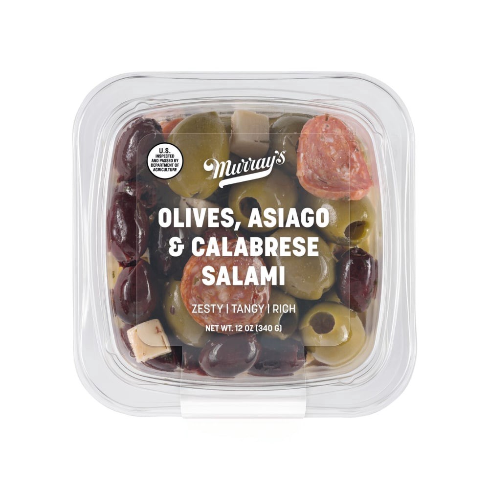 slide 1 of 1, Murray's® Olives Asiago & Calabrese Salami, 12 oz