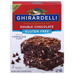 Ghirardelli Gluten Free Premium Double Chocolate Brownie Mix 18 oz