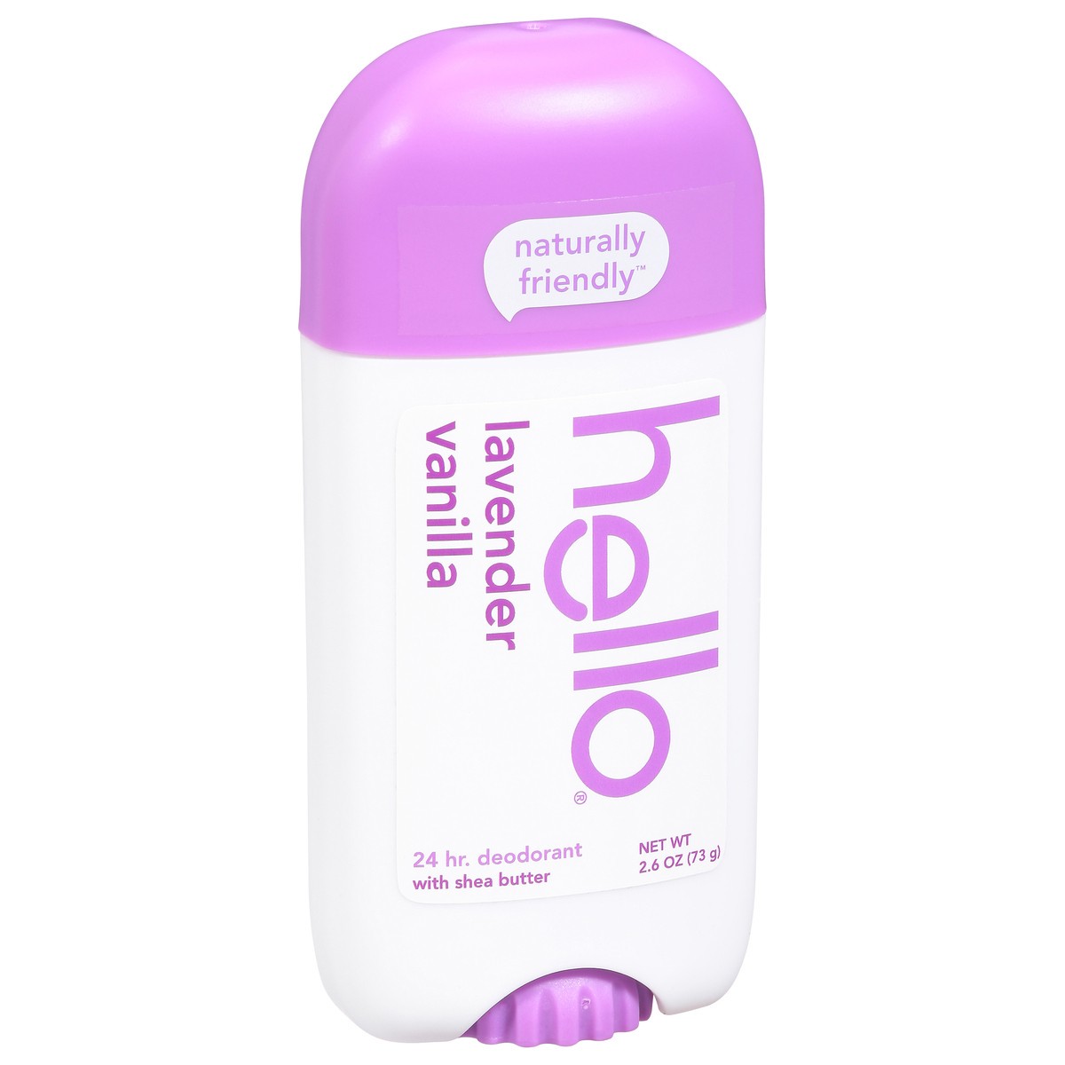 slide 5 of 12, hello Lavender Vanilla Aluminum Free Deodorant for Women and Men with Shea Butter, 24-Hour Freshness, Baking Soda Free Deodorant, Dermatologically Tested, 2.6 Oz. Stick, 2.6 oz