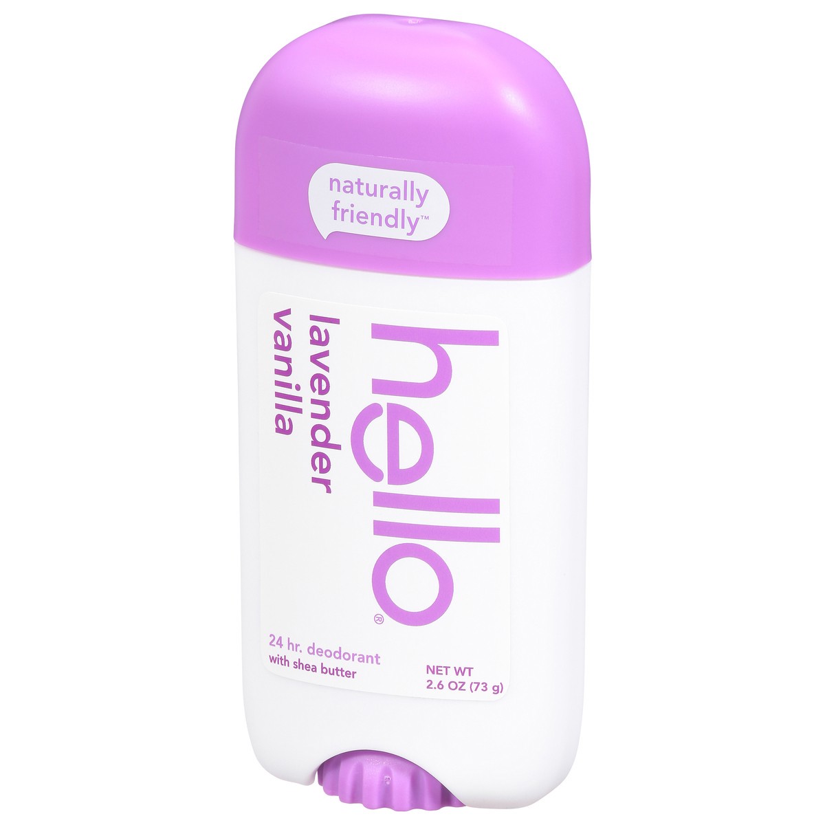 slide 4 of 12, hello Lavender Vanilla Aluminum Free Deodorant for Women and Men with Shea Butter, 24-Hour Freshness, Baking Soda Free Deodorant, Dermatologically Tested, 2.6 Oz. Stick, 2.6 oz