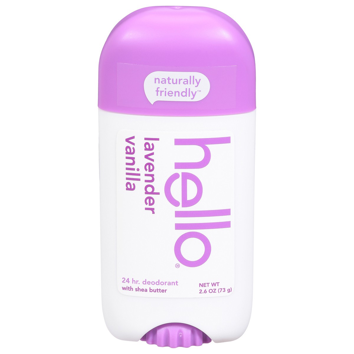 slide 6 of 12, hello Lavender Vanilla Aluminum Free Deodorant for Women and Men with Shea Butter, 24-Hour Freshness, Baking Soda Free Deodorant, Dermatologically Tested, 2.6 Oz. Stick, 2.6 oz