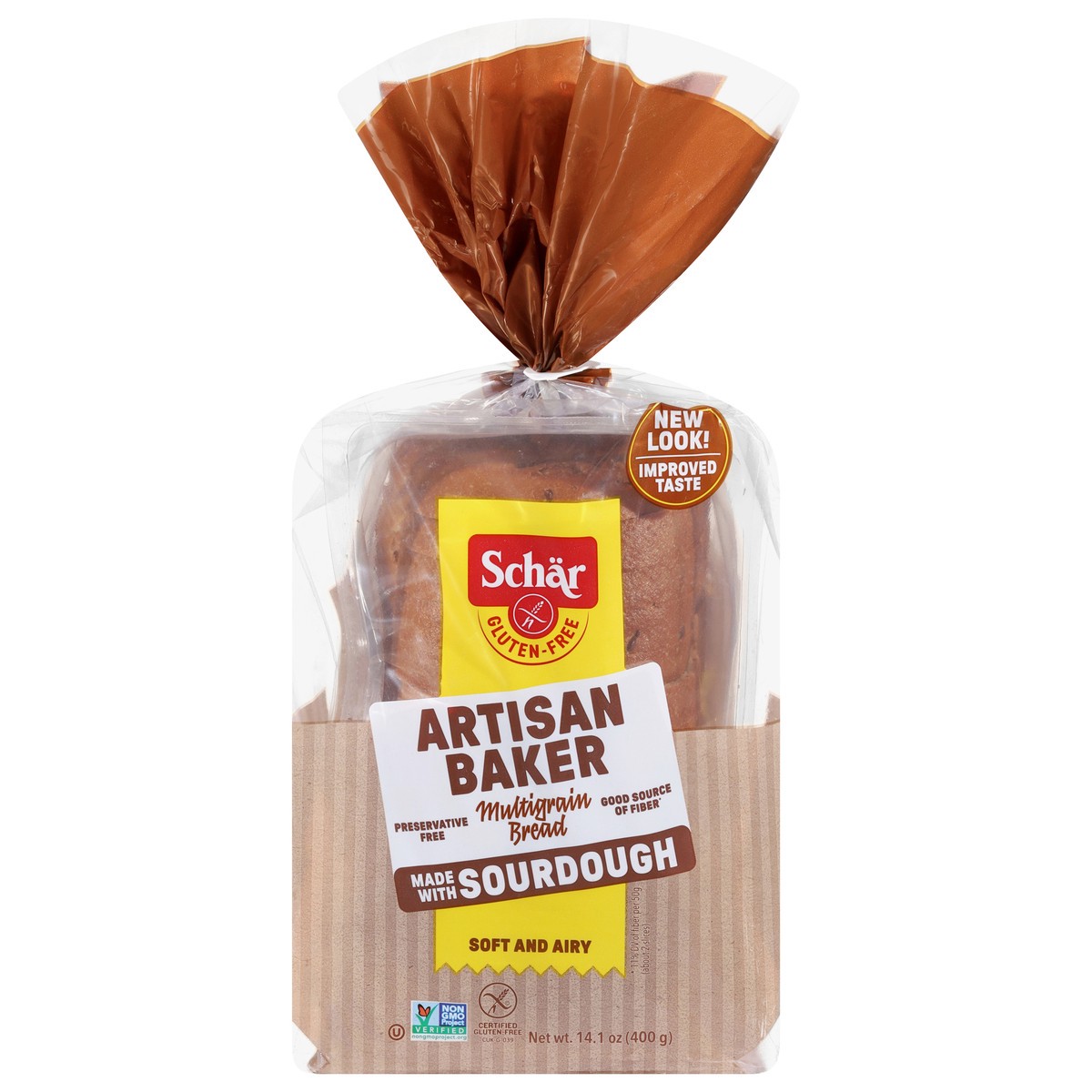 slide 1 of 15, Schar Artisan Multi Grain Bread, 1 ct