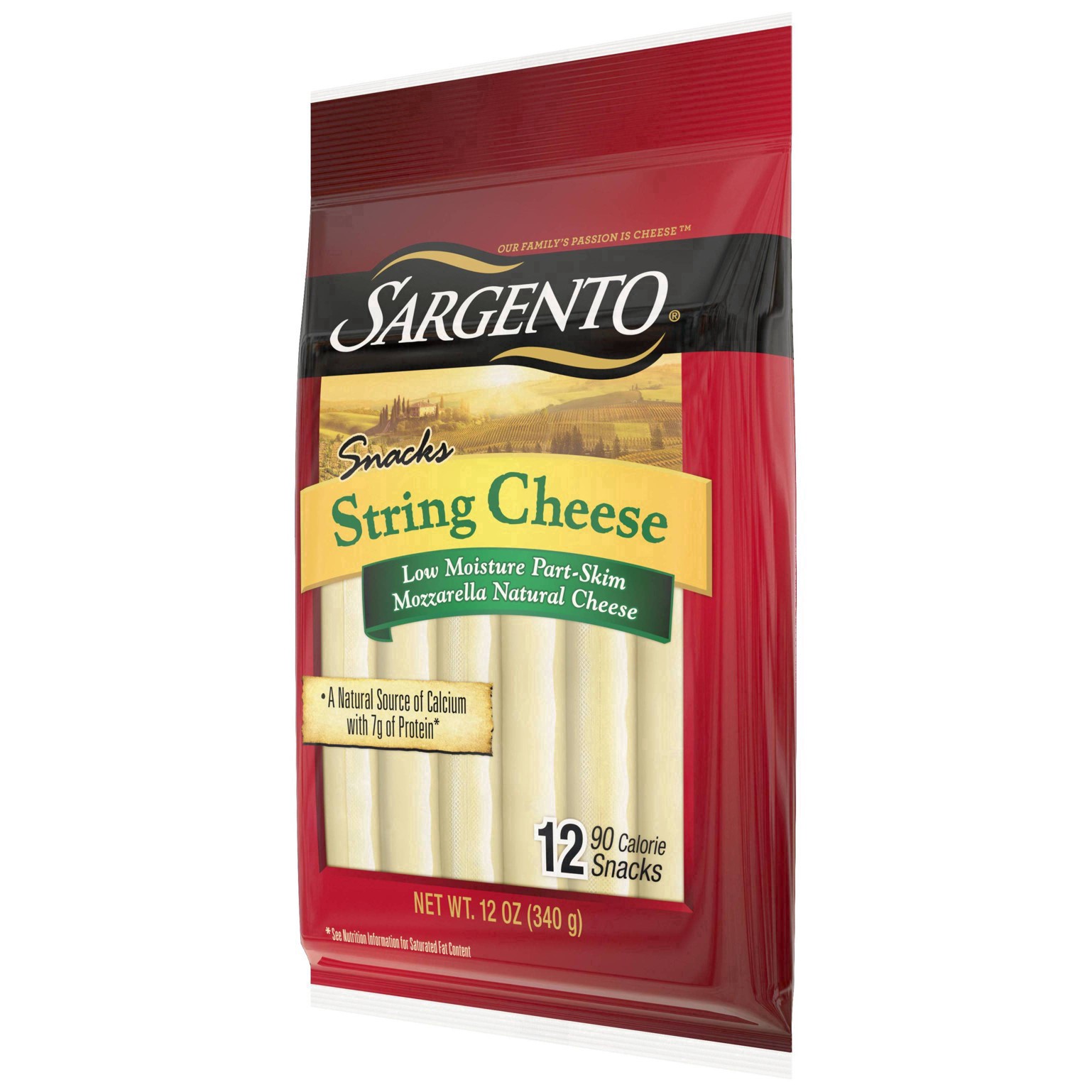 slide 26 of 76, Sargento Natural String Cheese Snacks, 12-Count, 12 ct