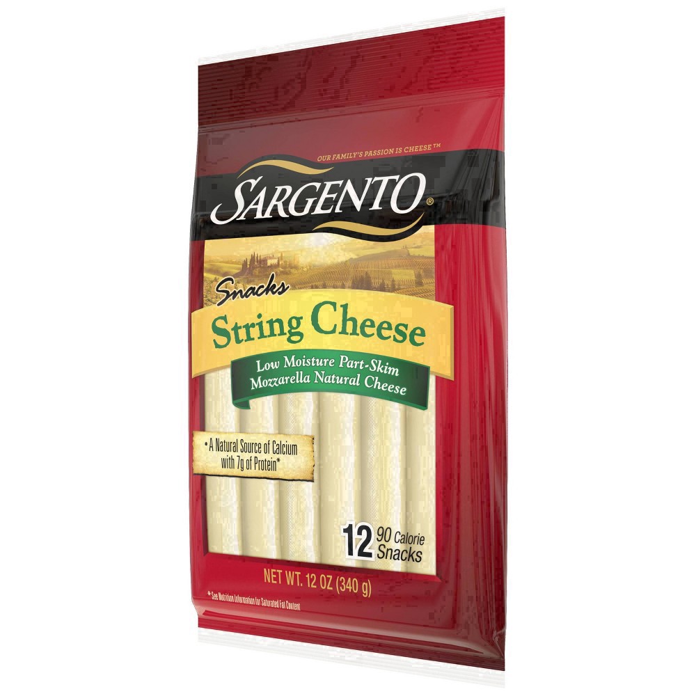slide 51 of 76, Sargento Natural String Cheese Snacks, 12-Count, 12 ct