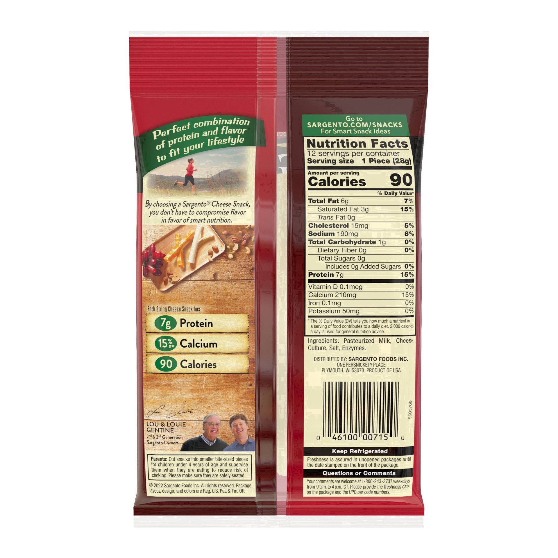 slide 35 of 76, Sargento Natural String Cheese Snacks, 12-Count, 12 ct