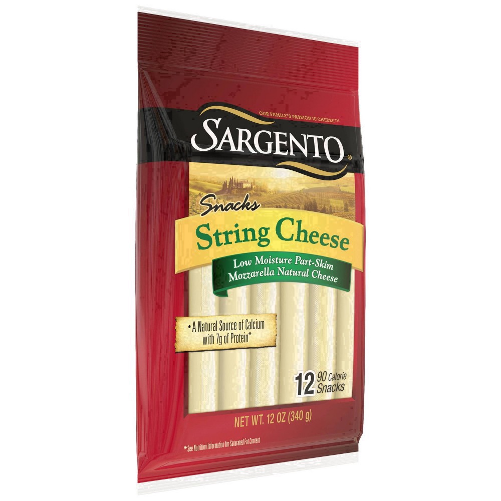 slide 56 of 76, Sargento Natural String Cheese Snacks, 12-Count, 12 ct