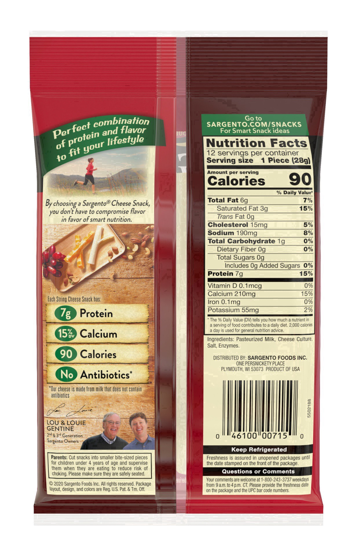 slide 54 of 76, Sargento Natural String Cheese Snacks, 12-Count, 12 ct