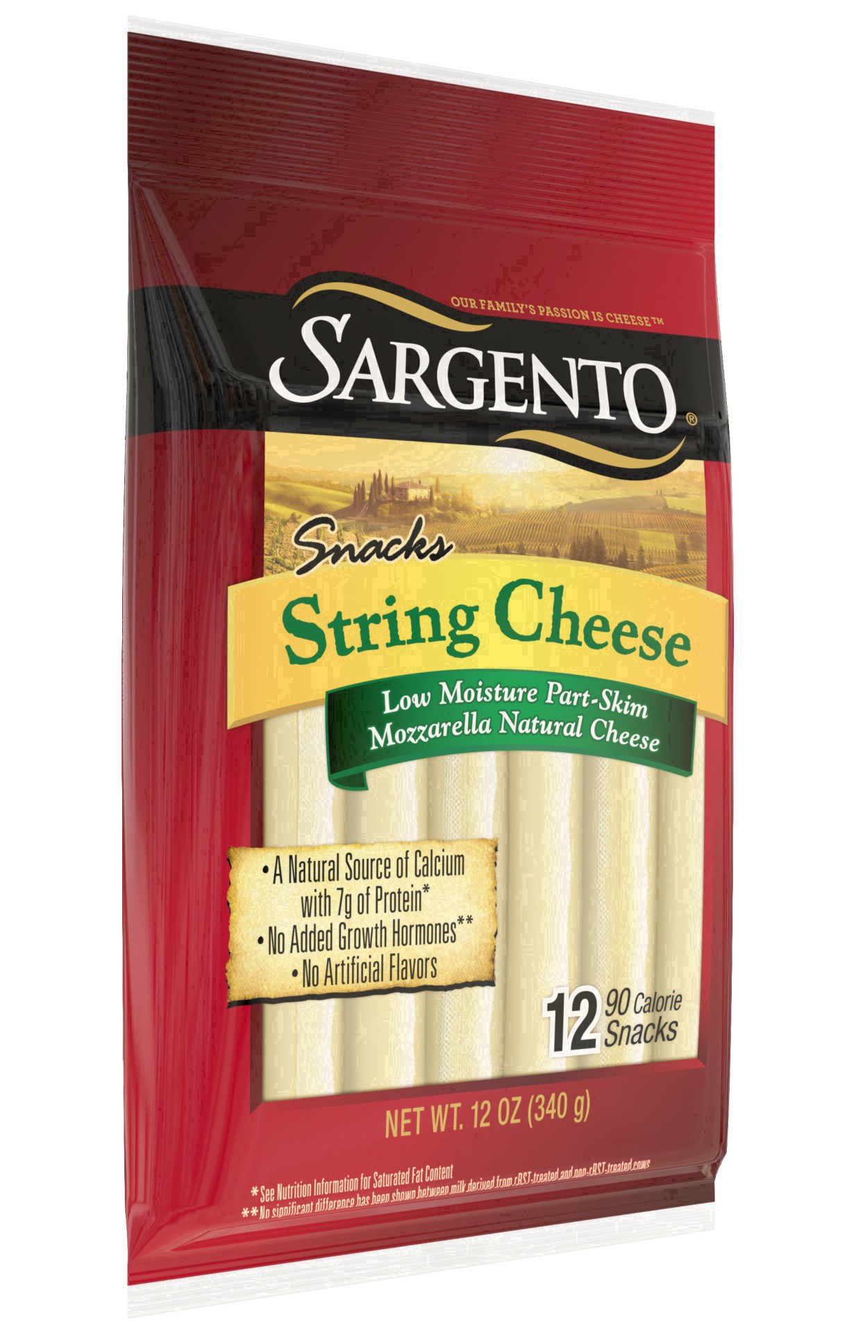 slide 59 of 76, Sargento Natural String Cheese Snacks, 12-Count, 12 ct