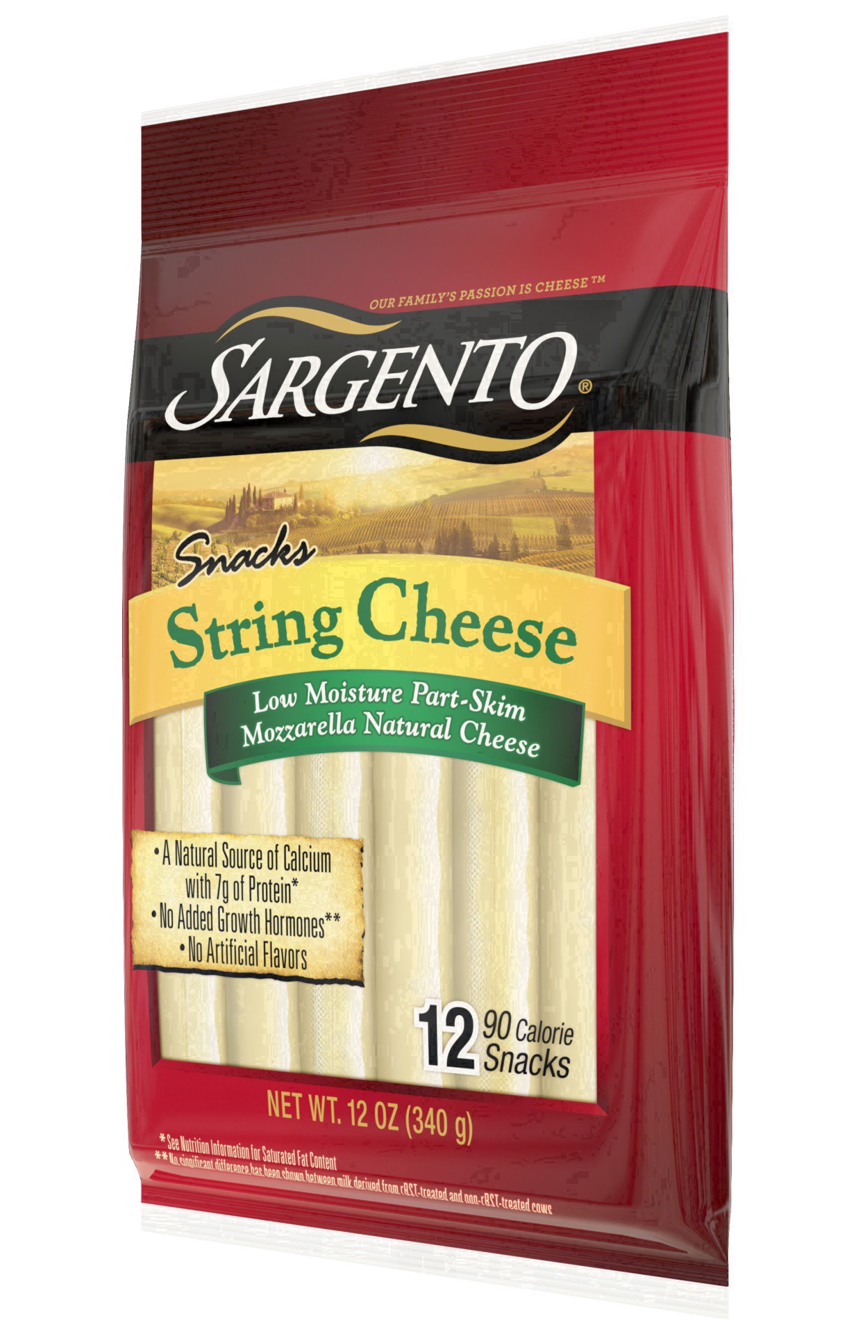 slide 21 of 76, Sargento Natural String Cheese Snacks, 12-Count, 12 ct