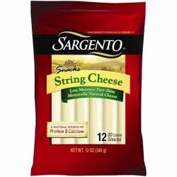 Sargento Natural String Cheese Snacks, 12-Count