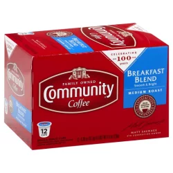 Community Coffee Breakfast Blend Single Serve Cups - 4.51 oz