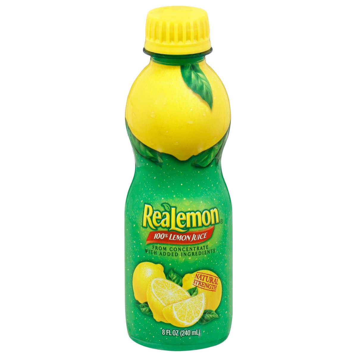 slide 1 of 2, ReaLemon Lemon 100% Juice 8 fl oz, 8 fl oz
