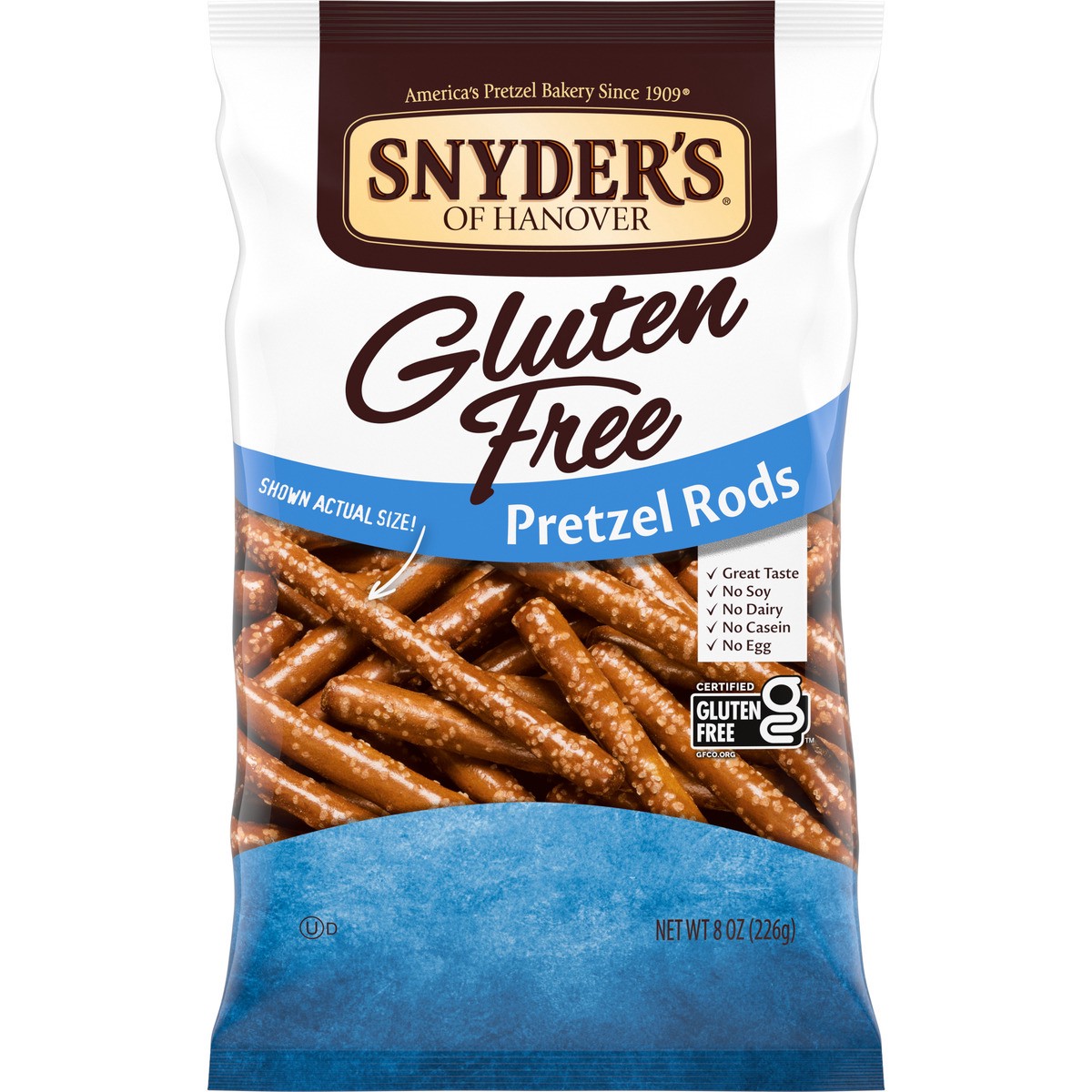 slide 1 of 5, Snyder's of Hanover Gluten Free Pretzel Rods, 8 oz