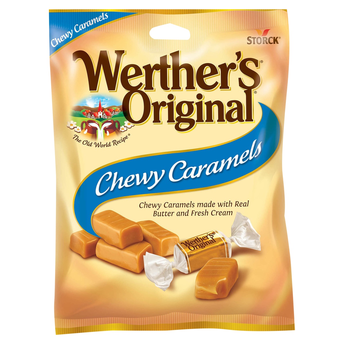 slide 1 of 1, Werther's Original Chewy Caramels, 