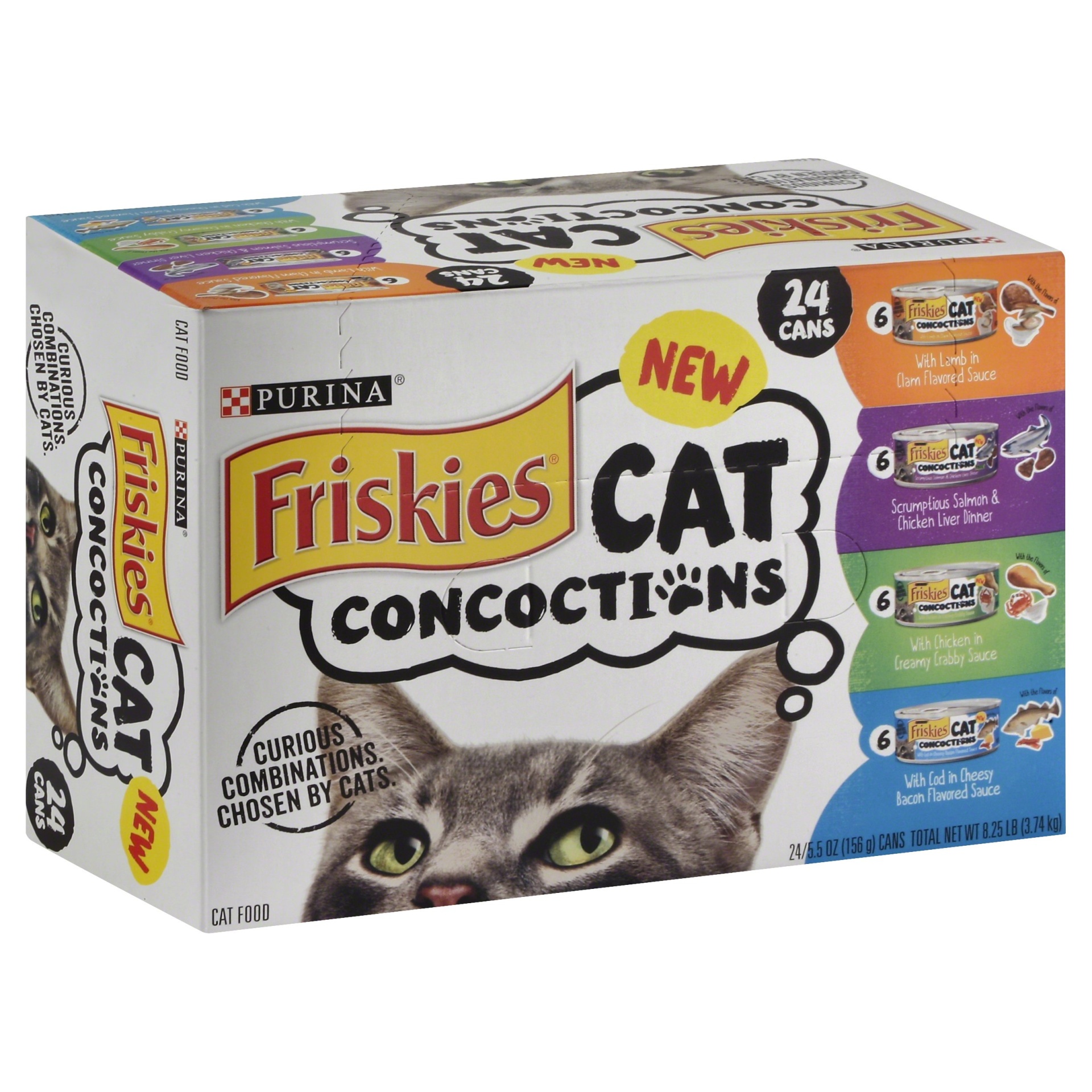 slide 1 of 1, Friskies Cat Concoctions Cat Food Variety Pack, 24 ct; 5.5 oz