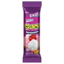 Marinela Sponch Coconut and Strawberry Marshmallow Cookies, 6 count, Cookies, 3.17 oz Bag
