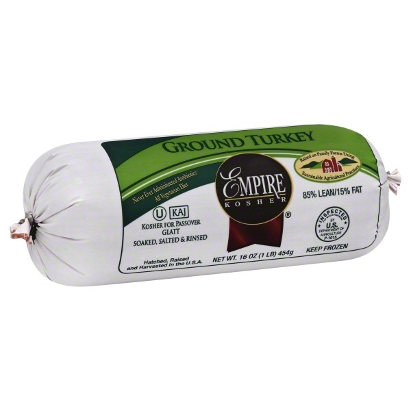 slide 1 of 1, Empire Kosher Ground Turkey, 16 oz