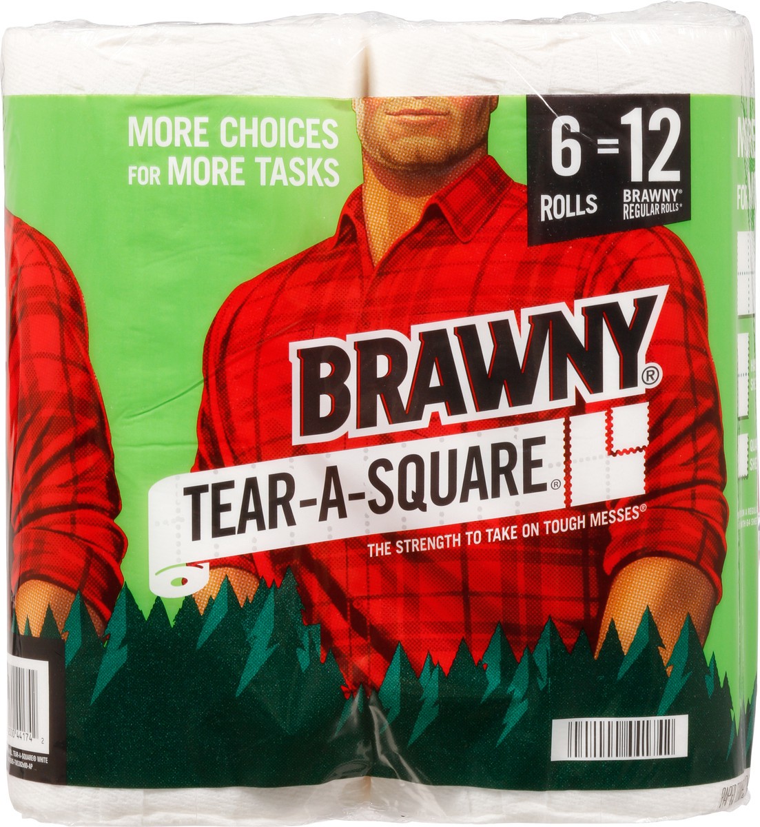 slide 7 of 9, Brawny Tear-A-Square 2-Ply Paper Towels 6 ea, 6 ct