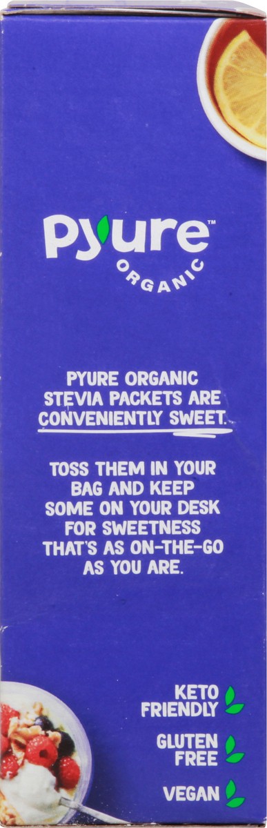 slide 14 of 14, Pyure Stevia Packets Organic Granular Sweetener 80 ea, 80 ct