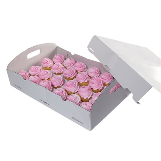 slide 1 of 6, Cupcake Treat Box By Celebrate It, 18.1 in x 12.2 in x 5.5 in