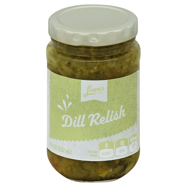 slide 1 of 1, Lowes Foods Dill Relish, 8 oz