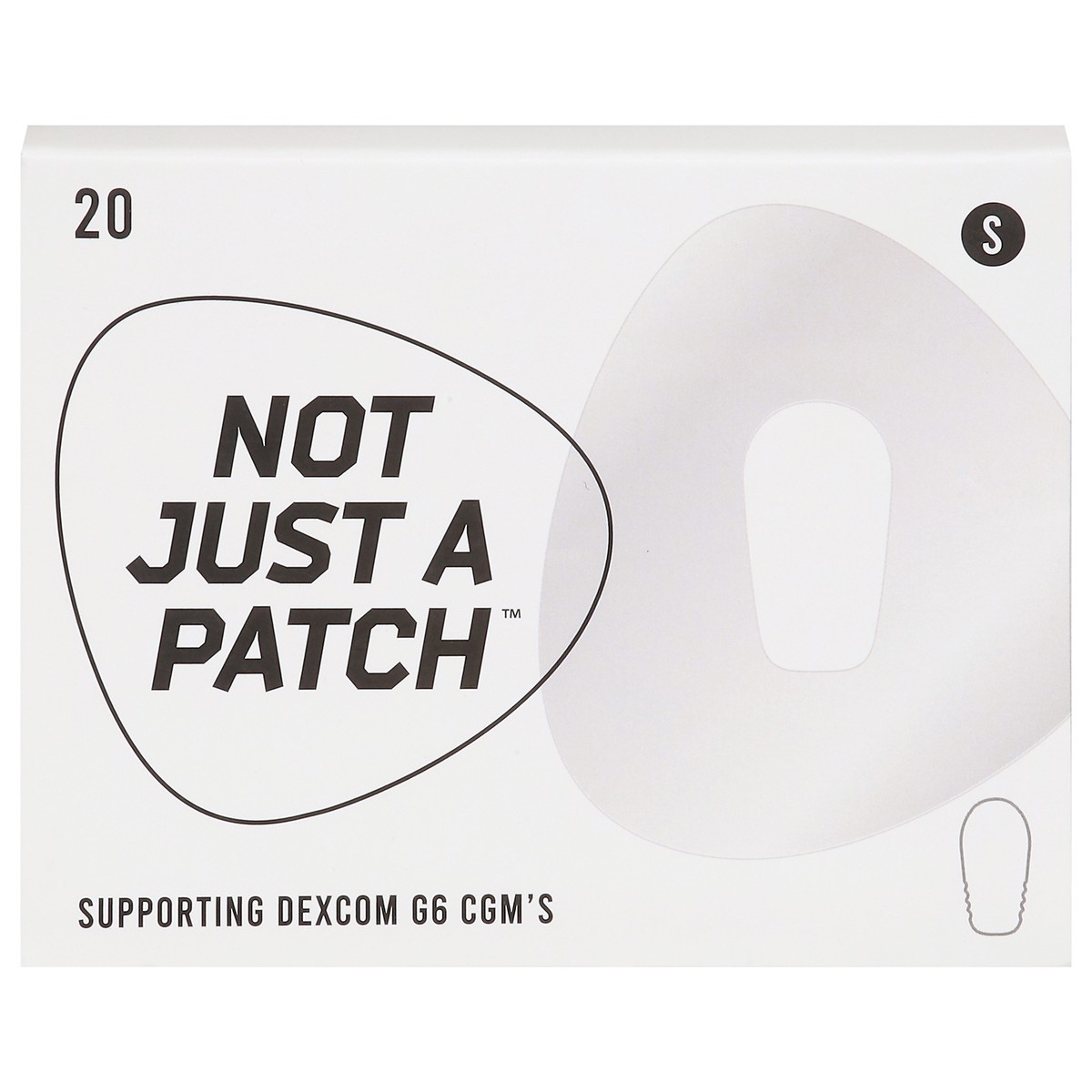 slide 1 of 12, Not Just a Patch S Patch 20 ea, 20 ct