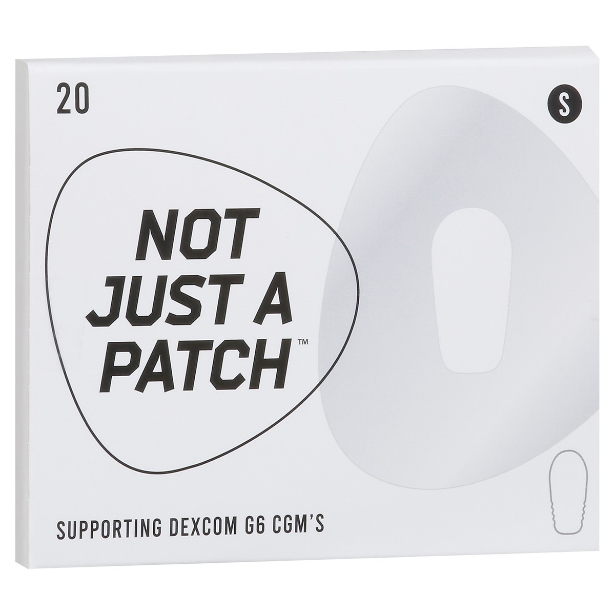 slide 8 of 12, Not Just a Patch S Patch 20 ea, 20 ct