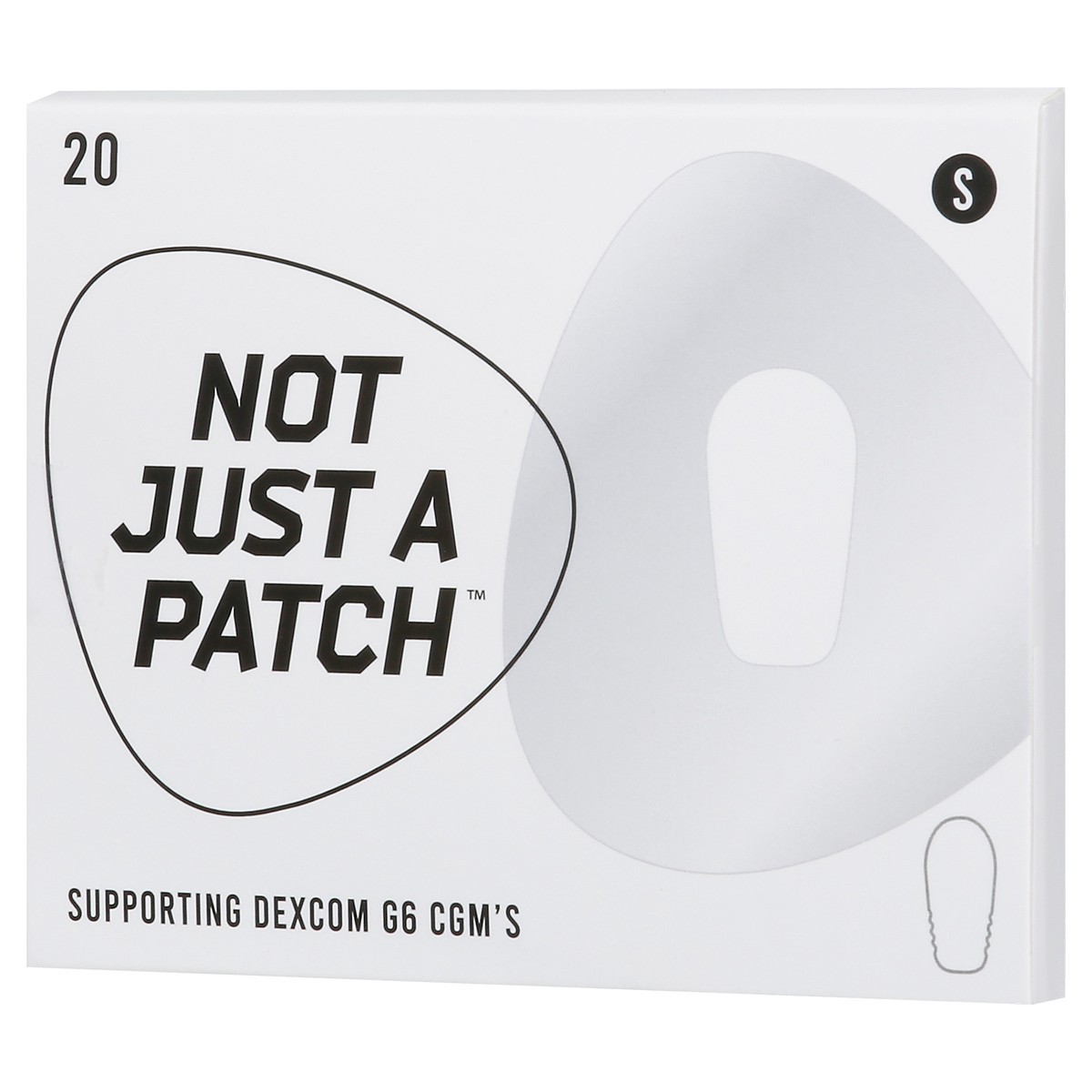 slide 6 of 12, Not Just a Patch S Patch 20 ea, 20 ct