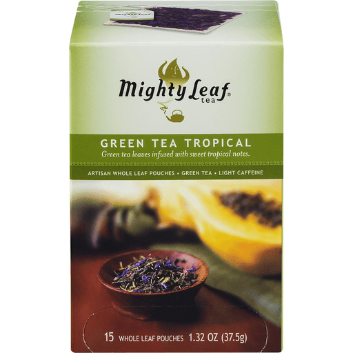 slide 2 of 8, Mighty Leaf Tropical Green Tea, 15 ct