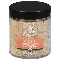 Simply Organic Citrus Rosemary Finishing Salt 2.58 oz