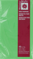 slide 1 of 1, Premier Stylz Guest Napkins - Lime Green, 40 ct