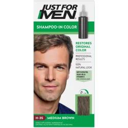 Just for Men Shampoo-In Color - Medium Brown H-35