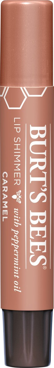 slide 1 of 22, Burt's Bees Caramel with Peppermint Oil Lip Shimmer 0.09 oz, 0.09 oz