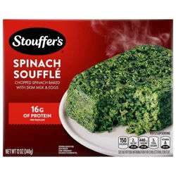 Stouffer''s Stouffer’s Spinach Souffle, Single Serve, Frozen Spinach, Single Frozen Meals