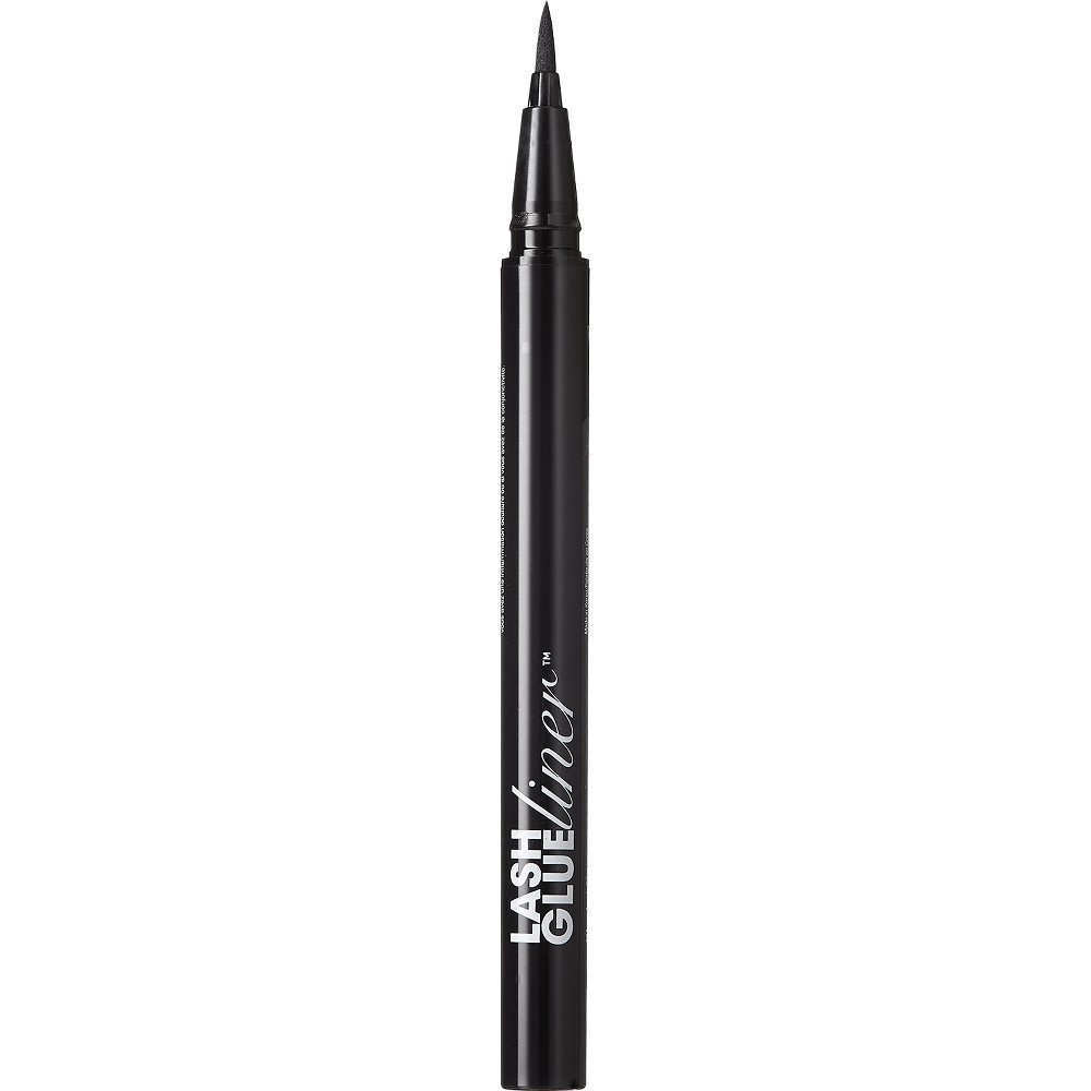 slide 6 of 9, KISS Lash GLUEliner Matte Finish False Eyelash Glue, 0.7 mL (0.02 fl. oz.), Black, 1 cnt