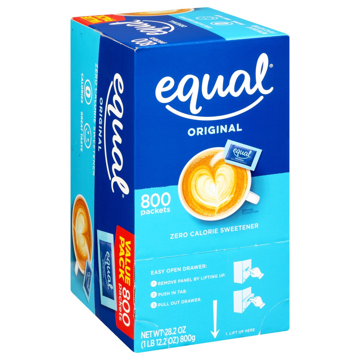 slide 8 of 9, Equal Sweetener Packets, 800 ct