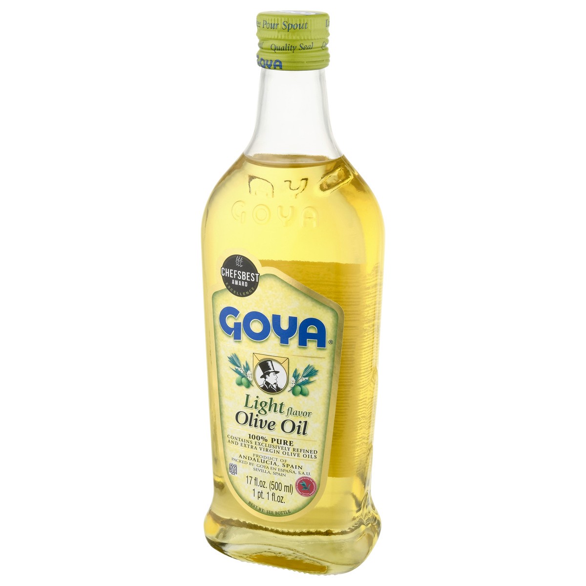 slide 3 of 4, Goya Light Flavor Olive Oil 17 fl oz, 17 fl oz
