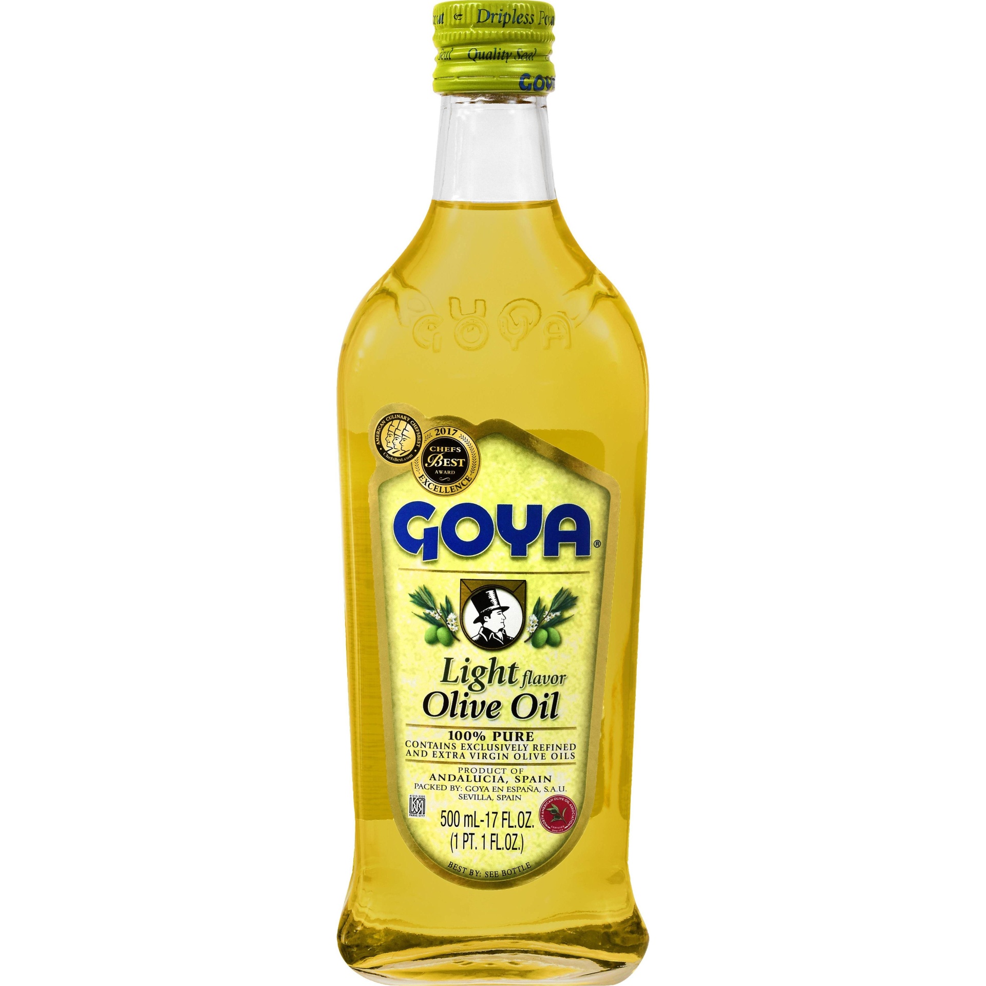 slide 1 of 1, GOYA Light Olive Oil - 17 fl oz, 17 fl oz