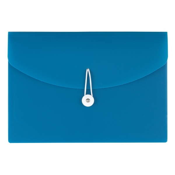slide 1 of 2, Office Depot 4-Pocket Poly Cascade File, Letter Size, 8-1/2'' X 11-3/4'', Turquoise, 1 ct