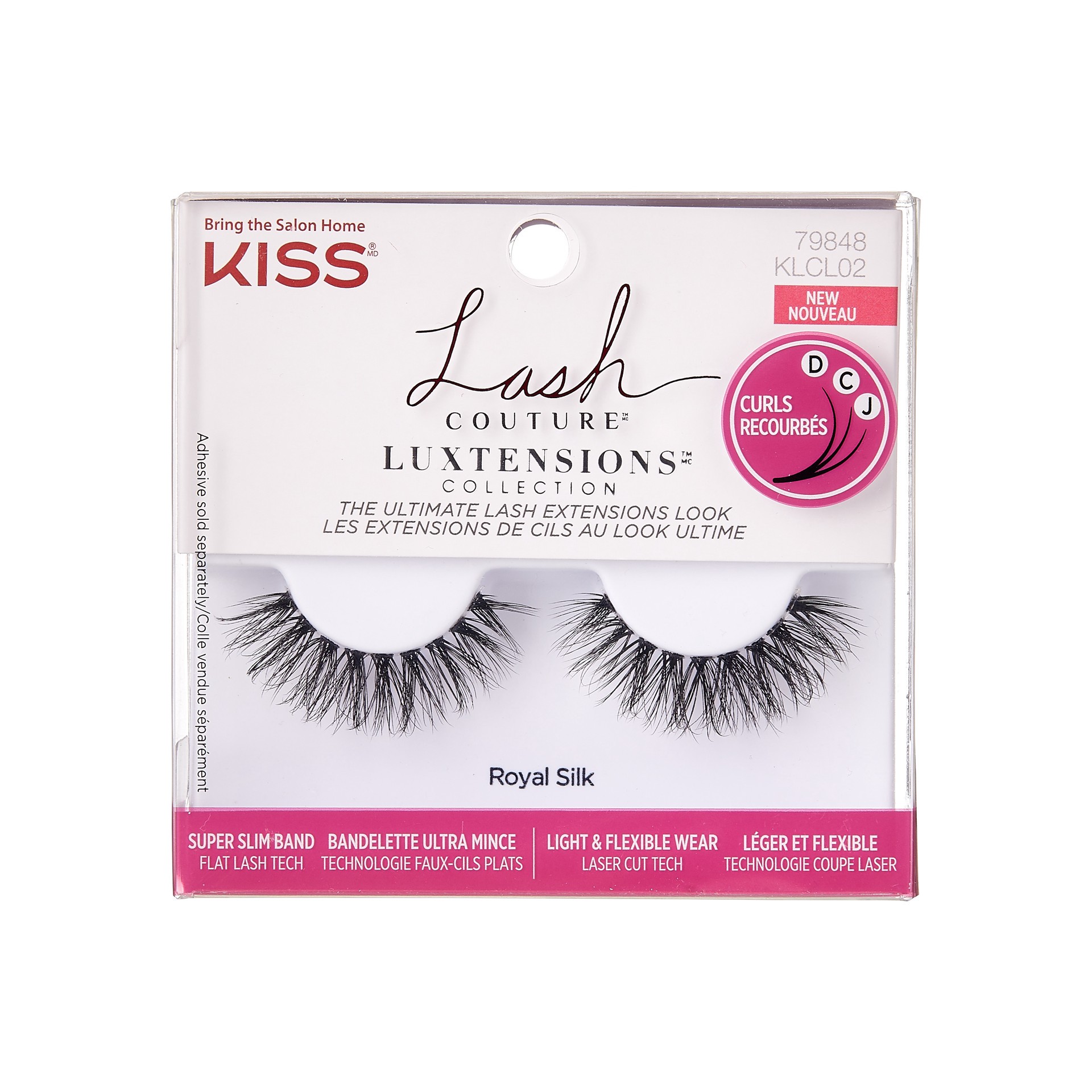 slide 1 of 1, KISS Lash Couture LuXtension Strip False Eyelashes, 1 Pair, 1 ct