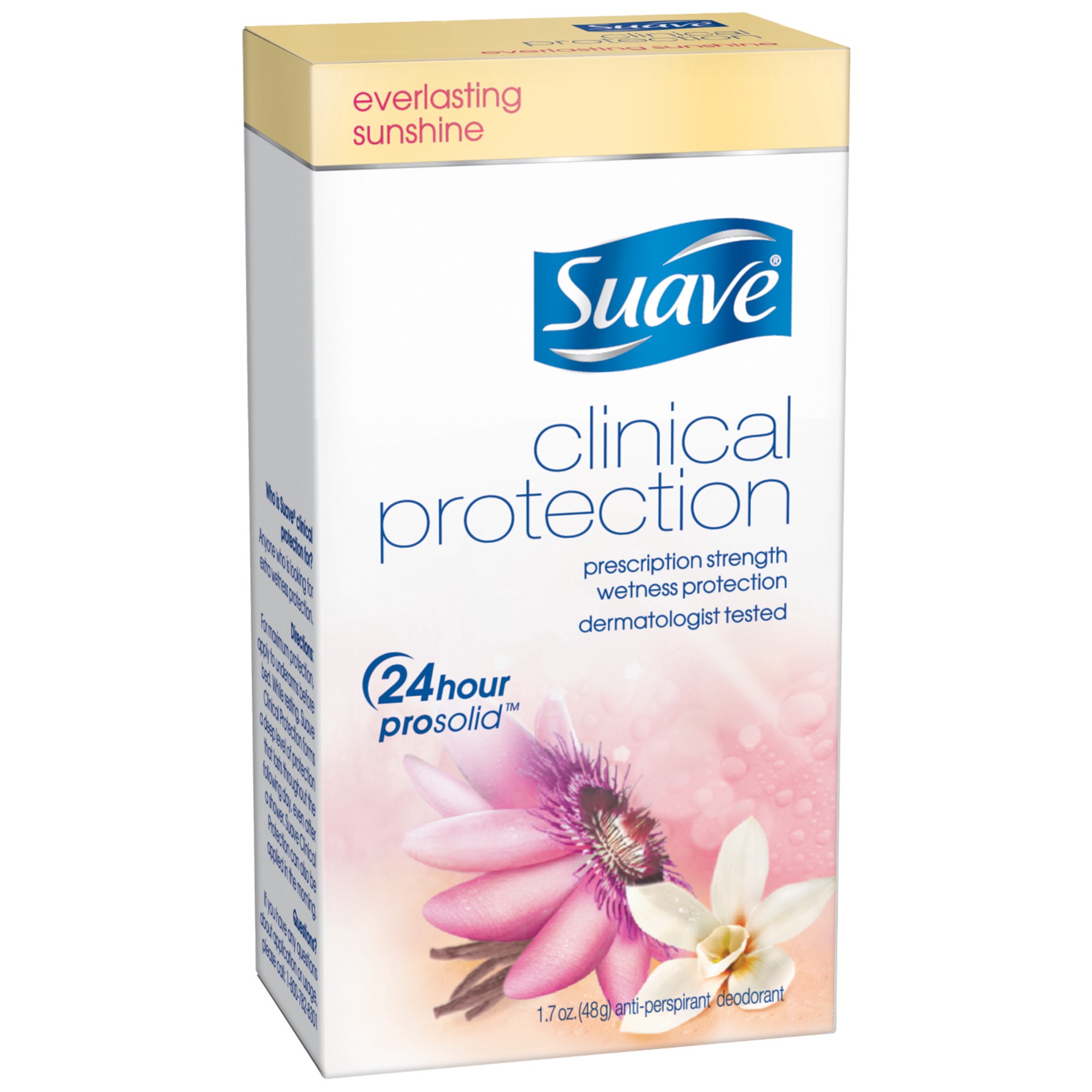 slide 1 of 2, Suave Clinical Antiperspirant Deodorant Everlasting Sunshine, 1.7 oz, 1.7 oz