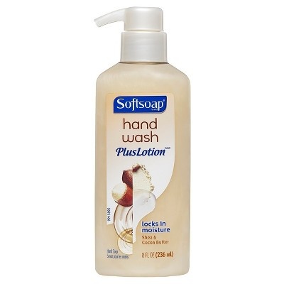 slide 1 of 1, Softsoap Hand Wash Plus Lotion Shea & Cocoa Butter, 8 fl oz