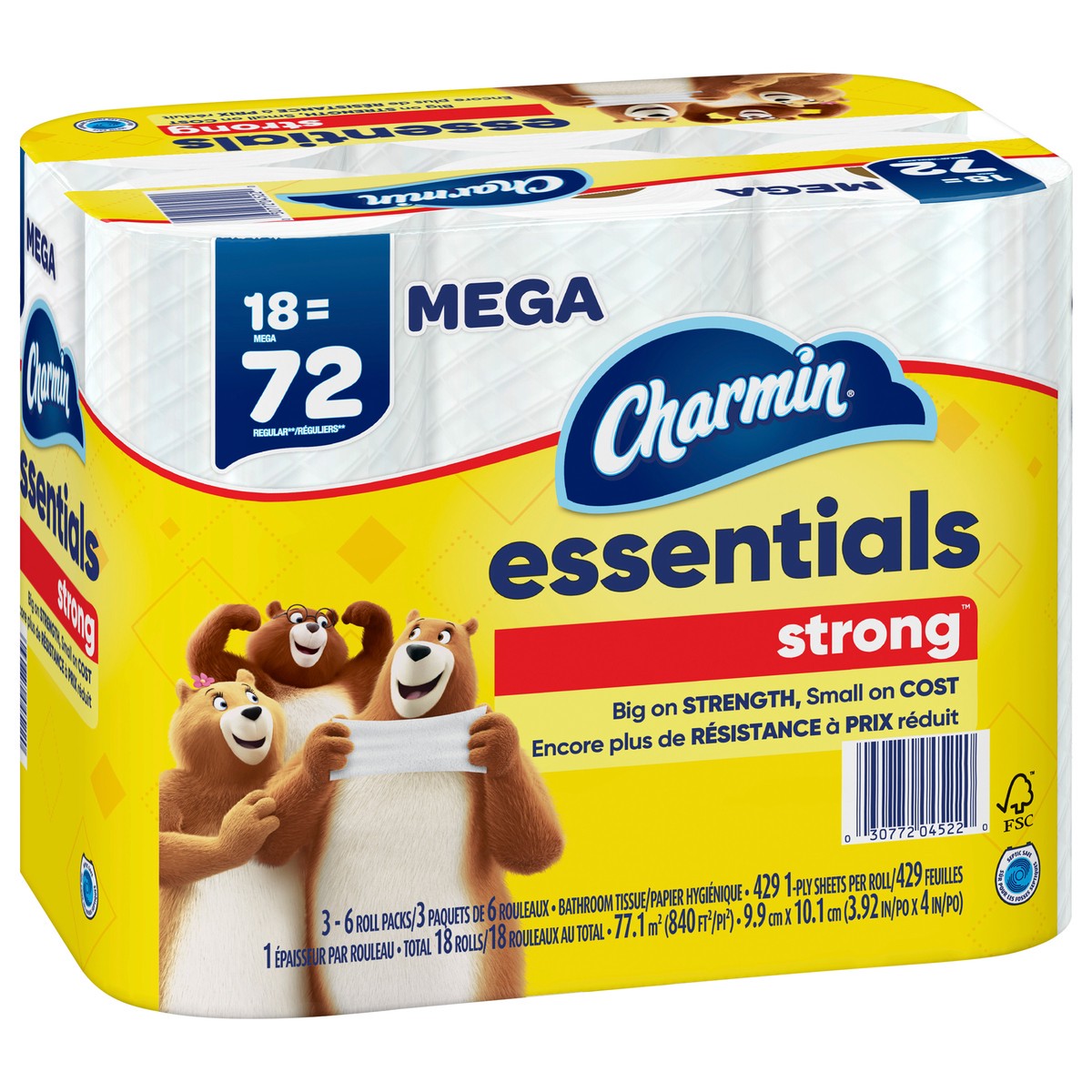 slide 2 of 5, Charmin Bath Tissue - Affordable Ultra, 18 ct