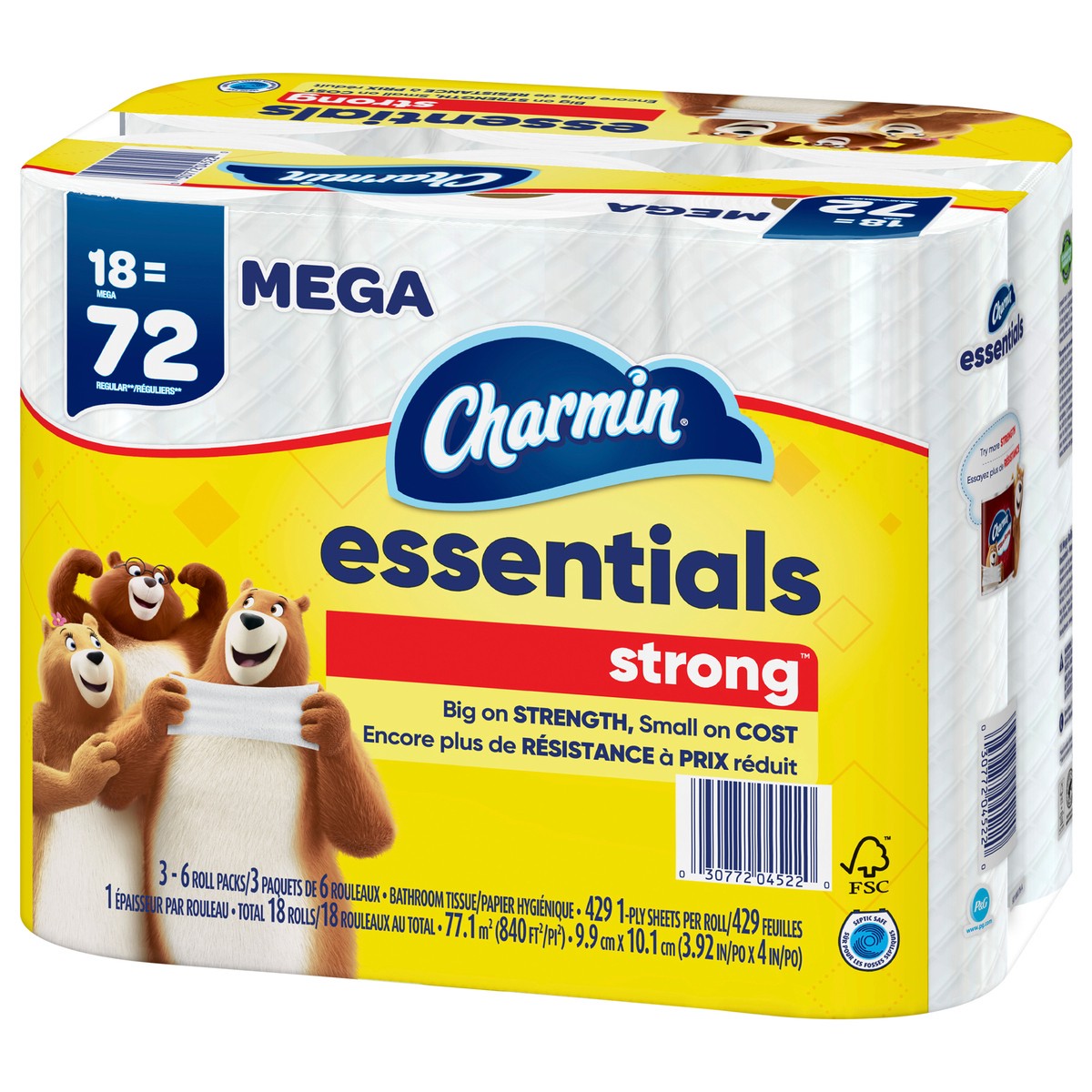 slide 3 of 5, Charmin Bath Tissue - Affordable Ultra, 18 ct